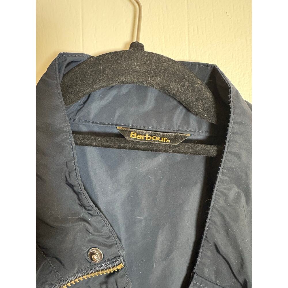 Barbour International XXL Navy Lightweight Full Zip Utility Jacket - Picture 3 of 7